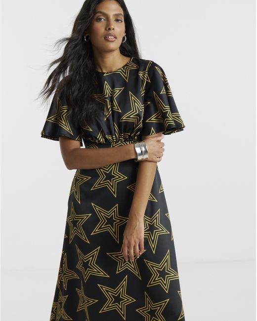 Twisted Wunder Multicolor Ziggy Star Maxi Dress