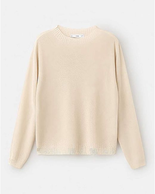 Mango White Jumper