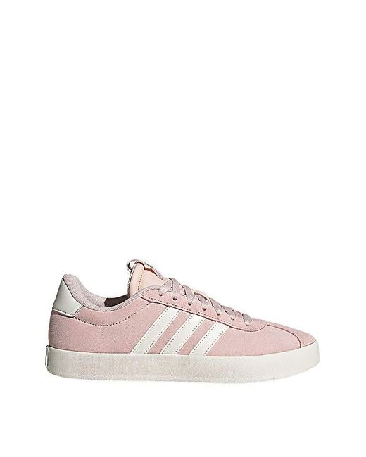 Adidas Pink Vl Court 3.0 Trainers