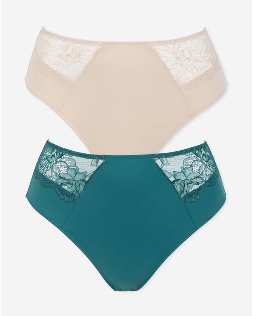Pretty Secrets Blue 2 Pack Ella Full Knickers