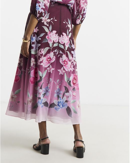 Joanna Hope Pink Drop Waist Skirt