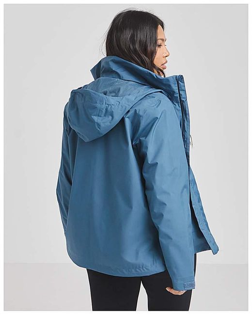 Adidas Blue Terrex Rain Ready Jacket