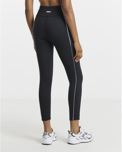 Simply Be Black Piping Legging