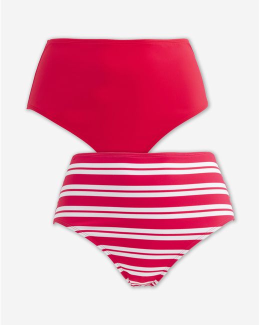Simply Be Red 2 Pack Value Bikini Briefs
