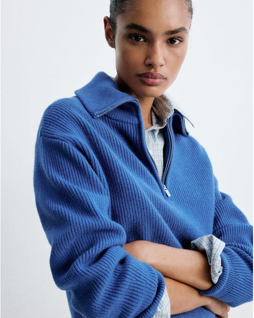 Mango Blue Sweater Rizon