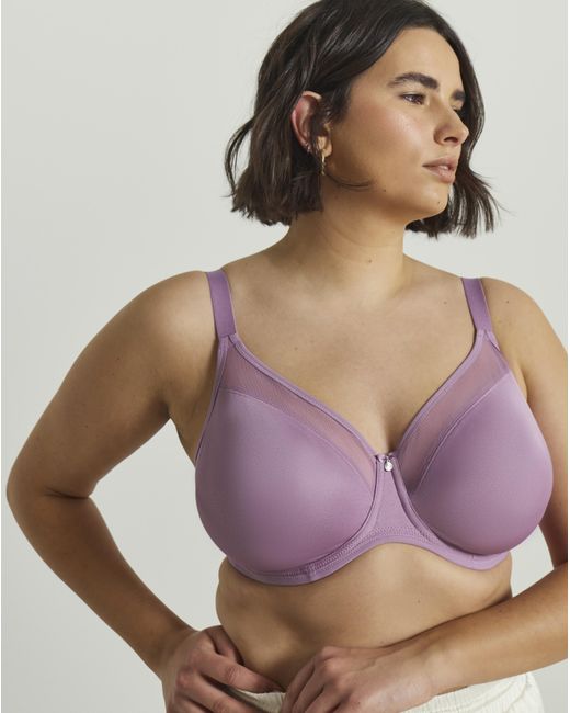 Elomi Gray Smooth Moulded T Shirt Bra