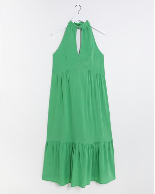 JD Williams Green Boho Halter Neck Beach Dress