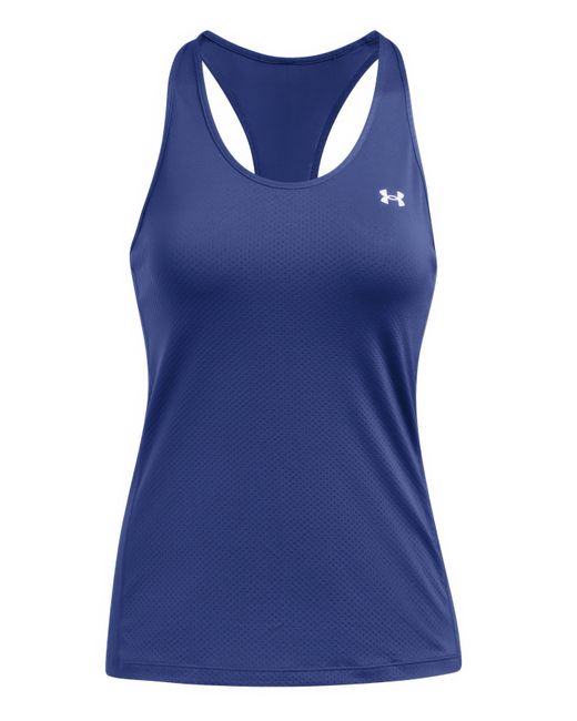 Under Armour Blue Tech Mesh Racer Tank