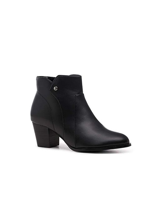 Paradox London Black Belinda Block Heel Boots