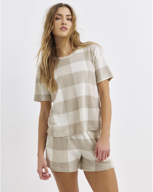 Simply Be Natural Pretty Secrets Waffle Short Set