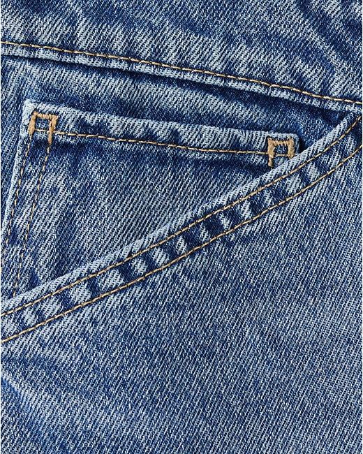 Mango Blue High Waisted Jean