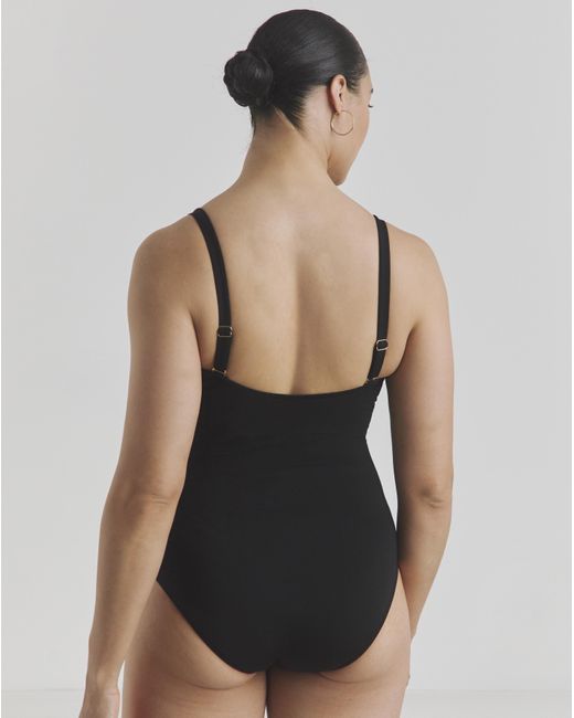 JD Williams Black Trim Bandeau Swimsuit