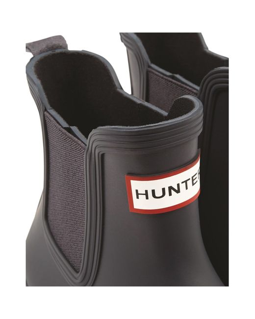 Hunter Black Original Chelsea Boots