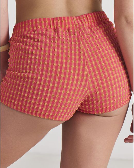MAGISCULPT Red Bikini Shorts