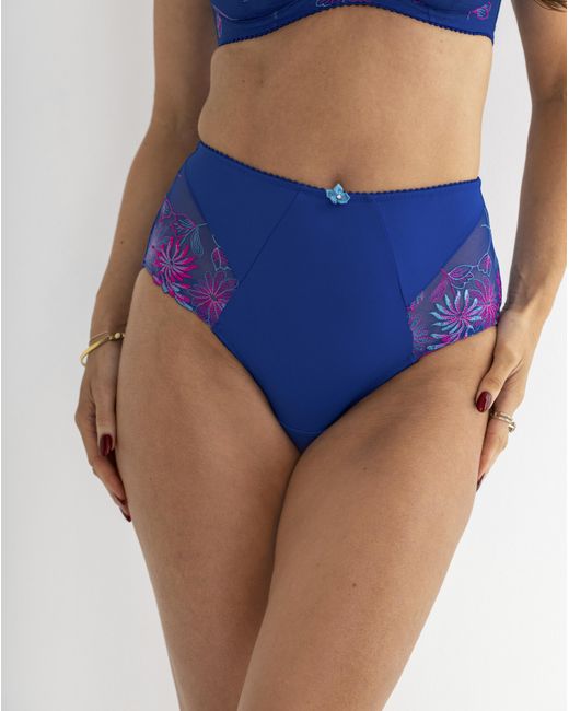 Pour Moi Blue Pour Moi St Tropez Deep Knicker Cobalt