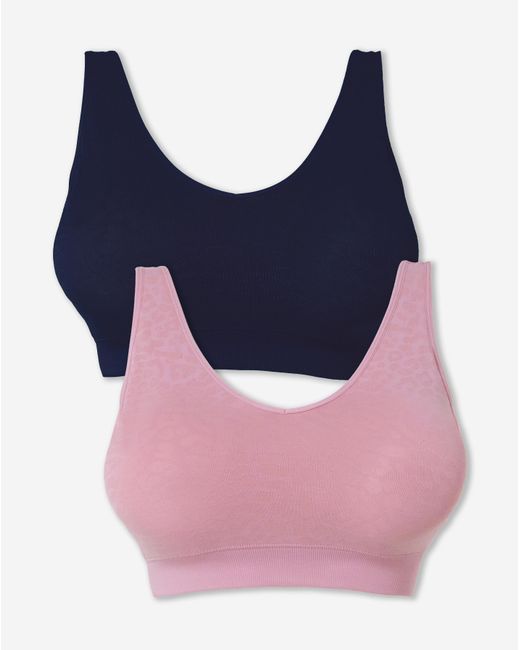 Pretty Secrets Pink 2 Pack Padded Comfort Tops