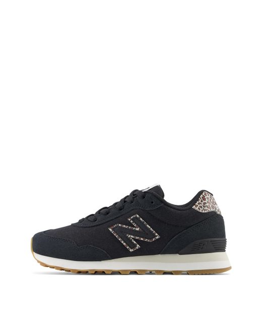 New Balance Blue 515 Leopard Trainers