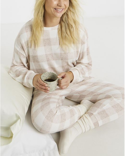 Pretty Secrets Natural Waffle Lounge Set