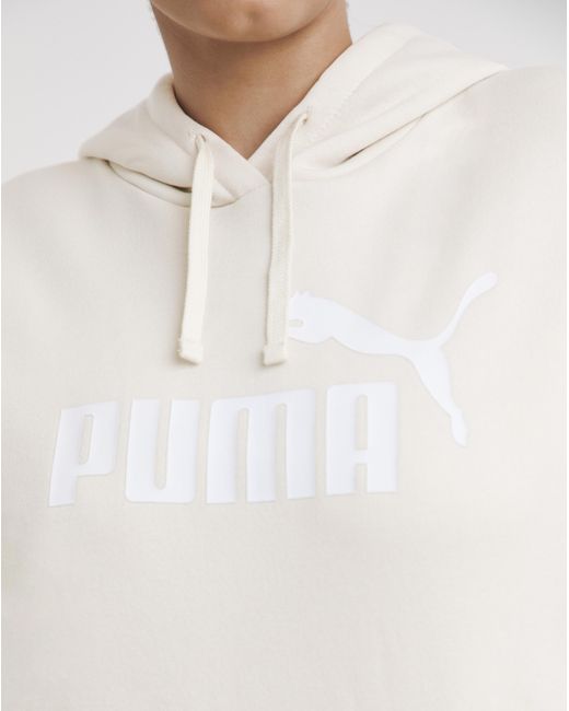 PUMA White Essentials No.1 Logo Hoodie
