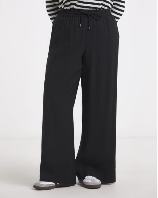 Simply Be Blue Wide Leg Trousers