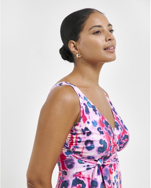 Joe Browns Pink Animal Non Wired Swimsuit