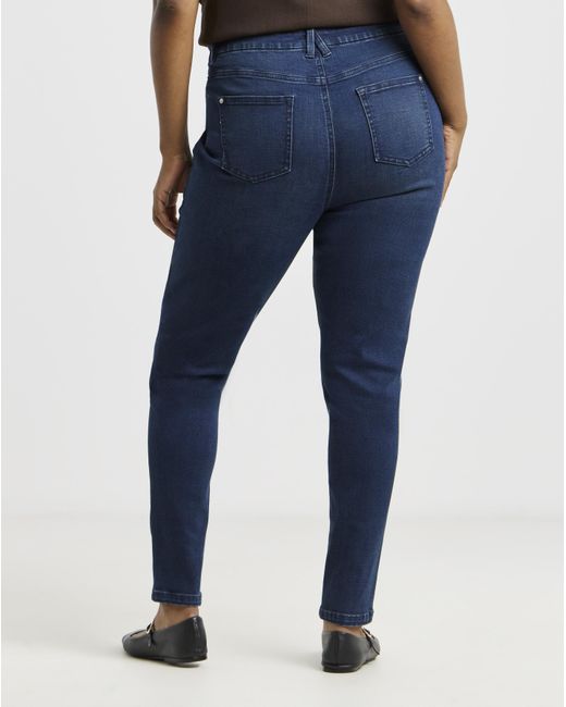 Simply Be Blue Stretch Denim Skinny Jeans