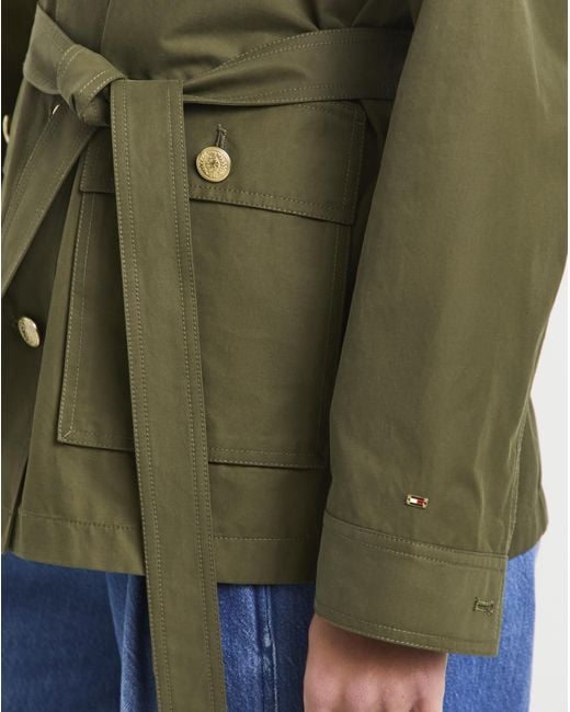 Tommy Hilfiger Green Cotton Jacket