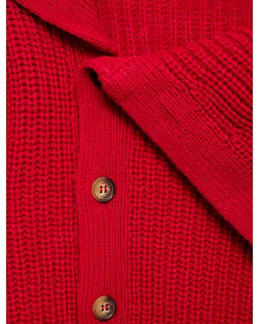 Mango Red Bonchini Funnel Neck Sweater