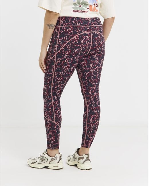 Snowdonia White Leopoard Print Leggings