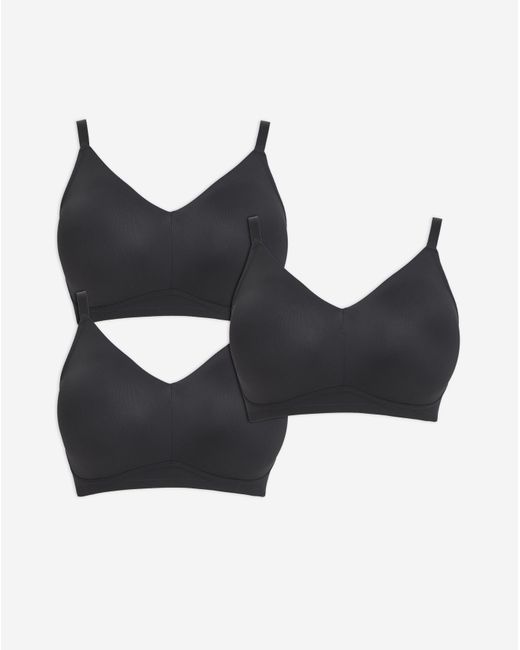 Pretty Secrets Black 3 Pack Claire Micro Nw Full Cup Bras