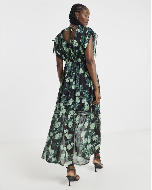 Religion Green Radiant Maxi Dress
