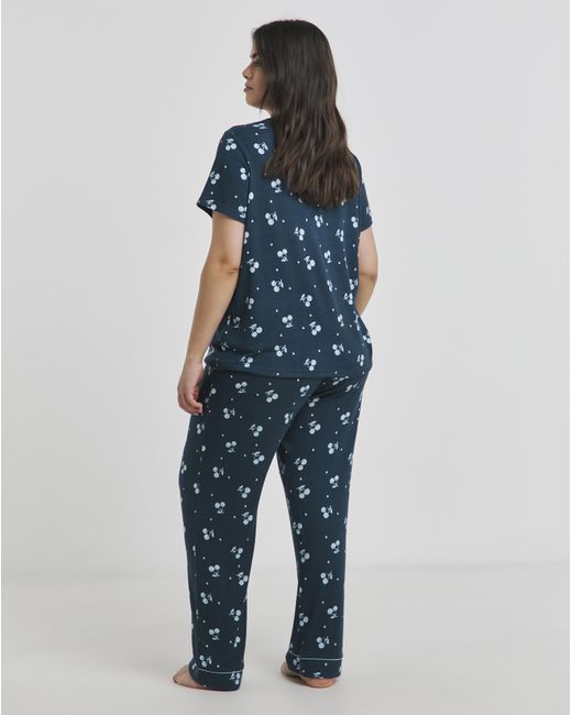 Pretty Secrets Blue Supersoft Pyjama Set