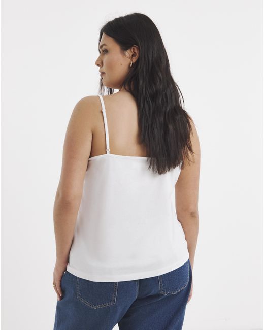 Simply Be Blue 3 Pack Square Neck Camis