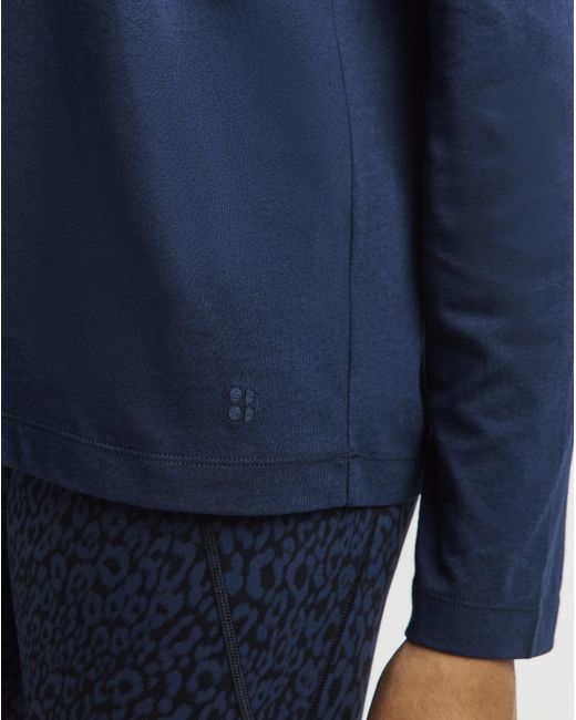 Sweaty Betty Blue Long Sleeve T-Shirt