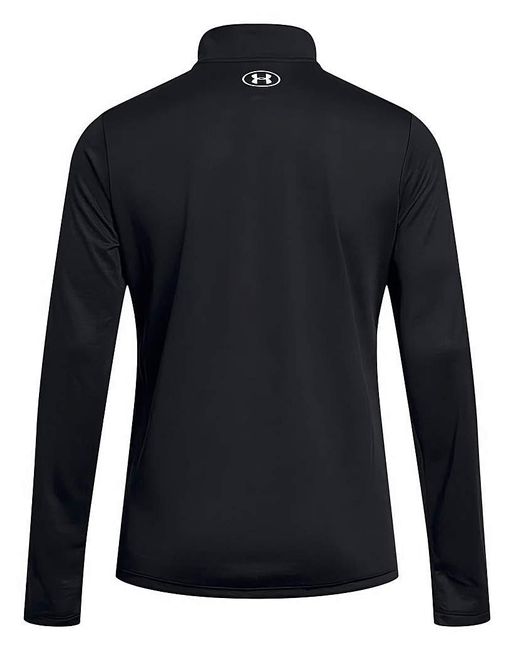 Under Armour Black 1/2 Zip Solid Top