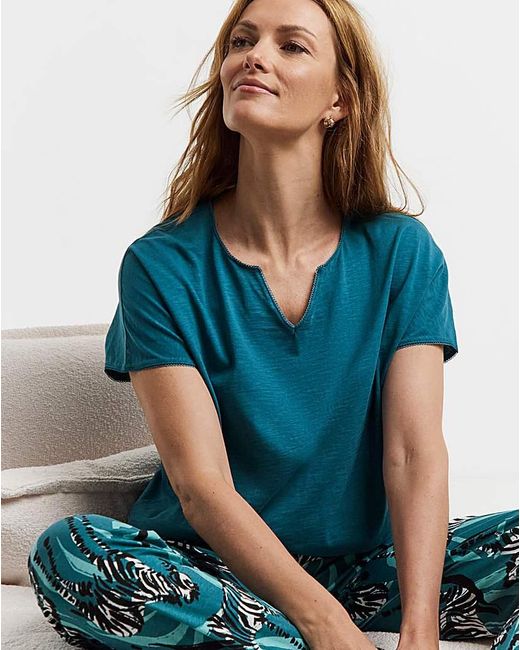 JD Williams Blue (2 Pack) Cotton Pyjama Sets