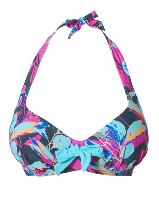 Joe Browns Blue Floral Bikini Top