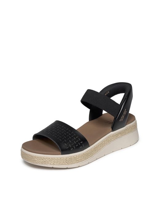 Skechers Black Bobs Sun Ray Standard Sandals