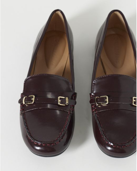 JD Williams Blue Double Buckle Detail Loafer Ex Wide