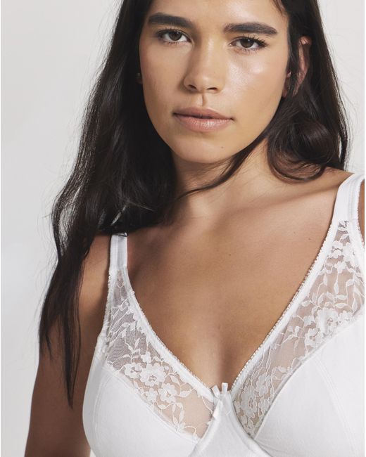 Pretty Secrets White 2 Pack Lace Full Cup Wired Bras