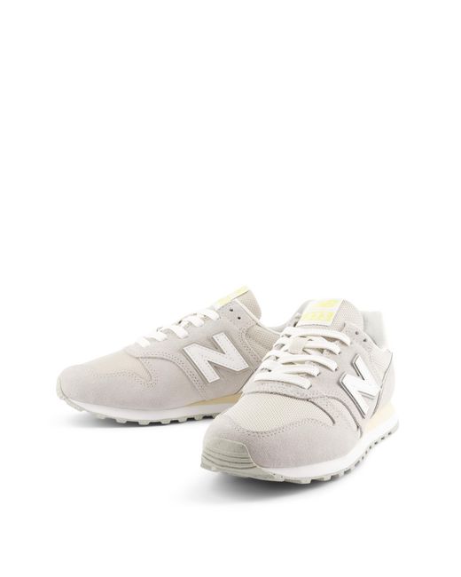 New Balance White 373 Trainers