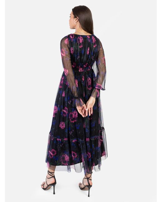 Anaya with love Blue Anaya Printed Dress