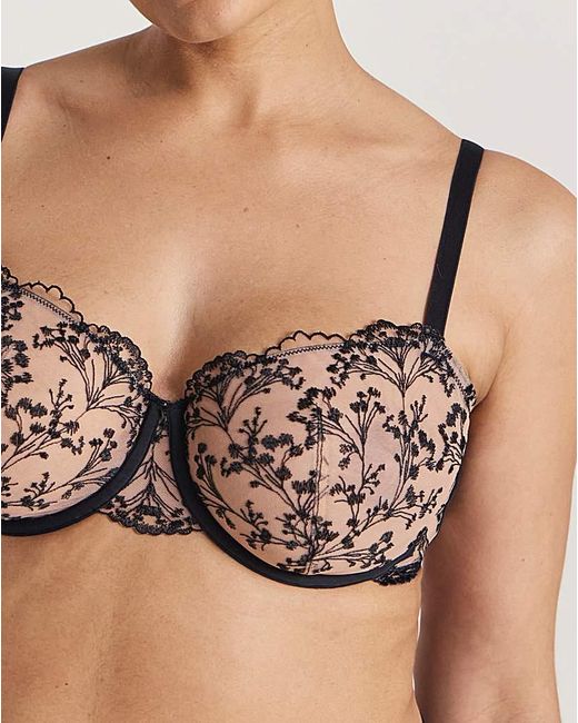 Pretty Secrets Black Penelope Bra