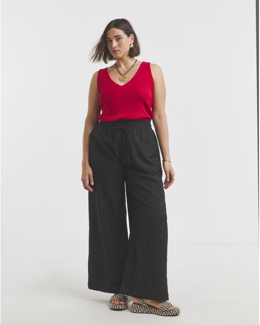 Simply Be Red V Neck Tank