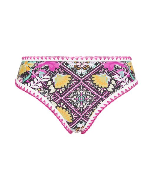 Figleaves Pink Frida Midi Bikini Brief