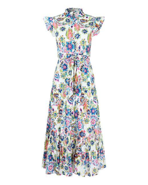Joe Browns White Beautiful Printed Dress