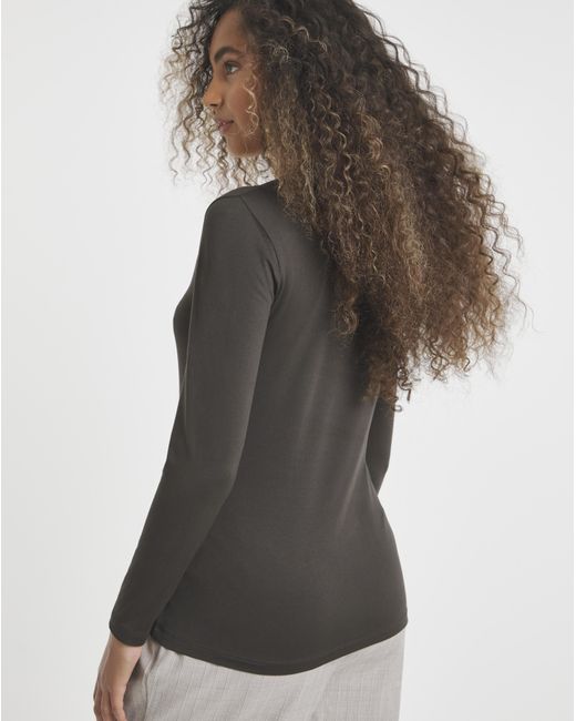 Simply Be Black 2 Pack Soft Touch Henley Tops