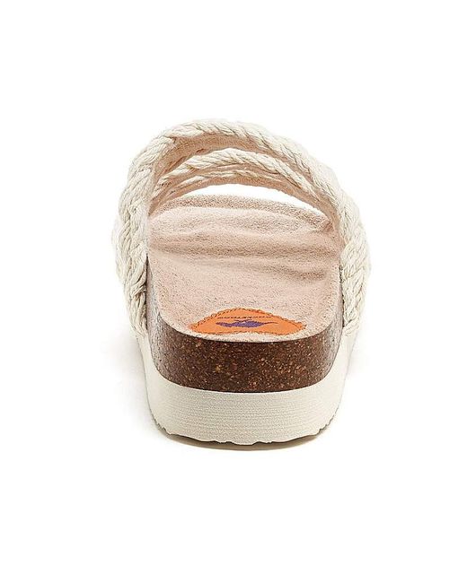 Rocket Dog White Ashley String Braid Sandal