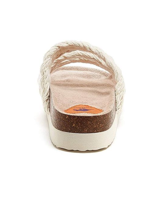 Rocket Dog White Ashley String Braid Sandal