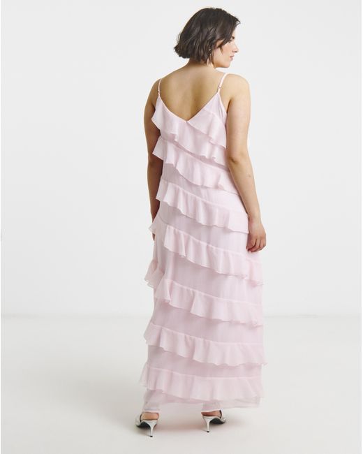 Vila Pink Strap Ankle Dress